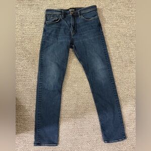 Revtown Taper Jeans W32 L30 Dark Wash Stretch Denim Slim Fit